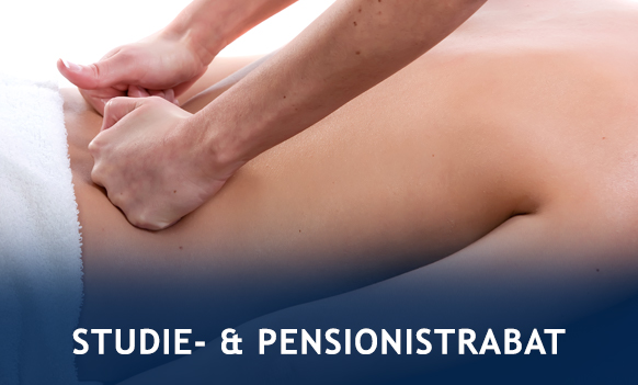 Massage studierabat pensionistrabat